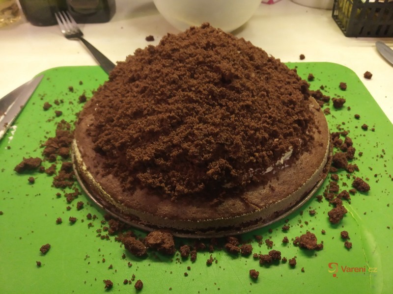 Domácí krtkův dort - fotografie 4