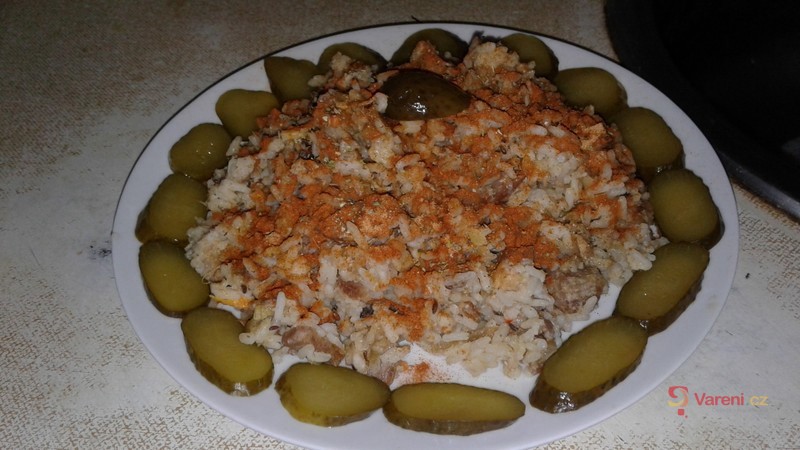 Drůbeží rizoto se žampiony - fotografie 2