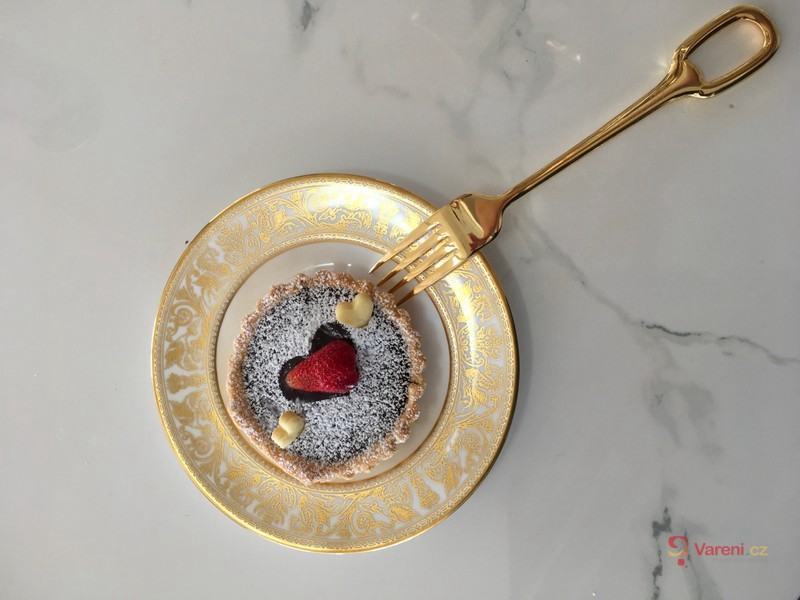 Valentýnské čokoládové tartaletky - fotografie 2