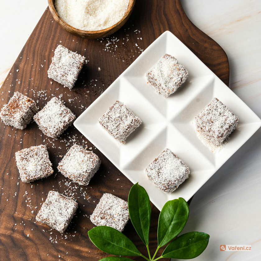 Měkoučké kokosové kostky