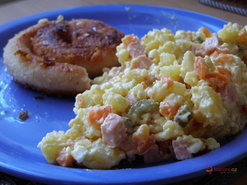 Smažená vinná klobása - fotografie 5