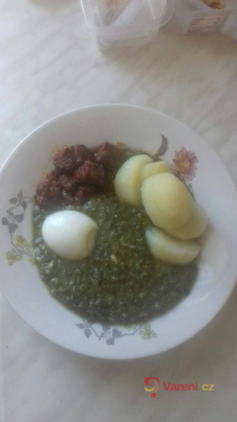 Špenát s hovězím masem - fotografie 2