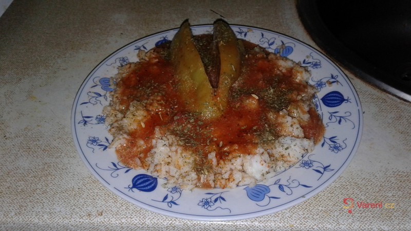 Paprikový lusk plněný kuřecím masem - fotografie 3