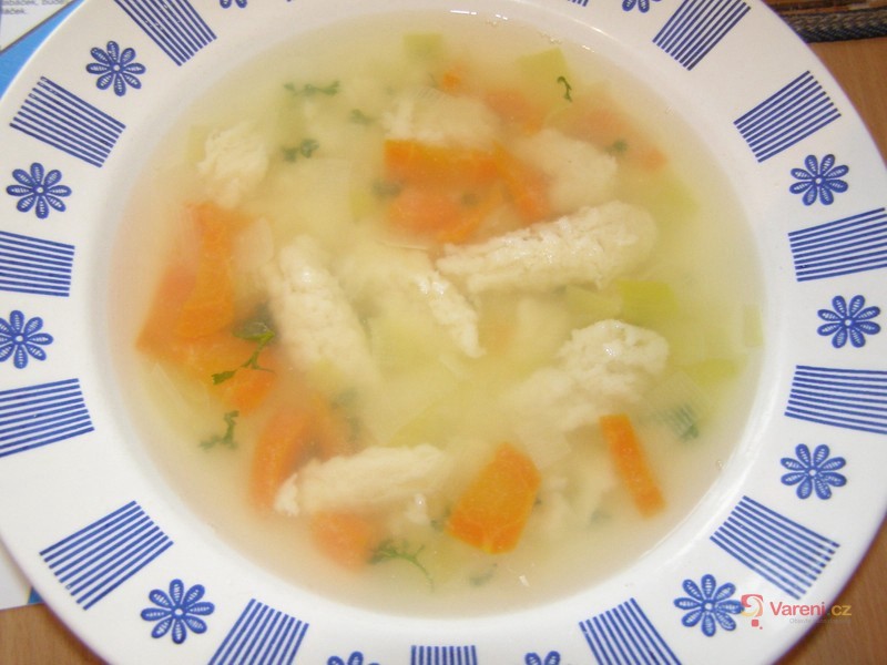 Zeleninová polévka s noky - fotografie 2