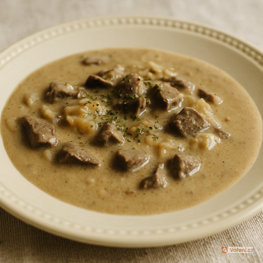 Játrová smetanová omáčka