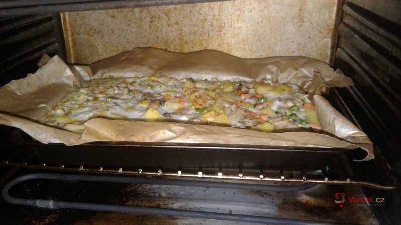 Zapékané brambory s brokolicí a nivou - fotografie 3