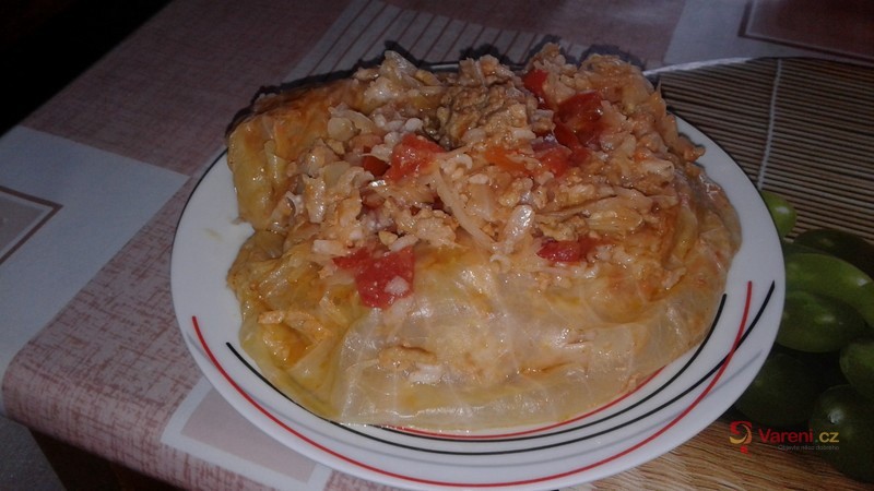 Zelné listy plněné masovou směsí - fotografie 2