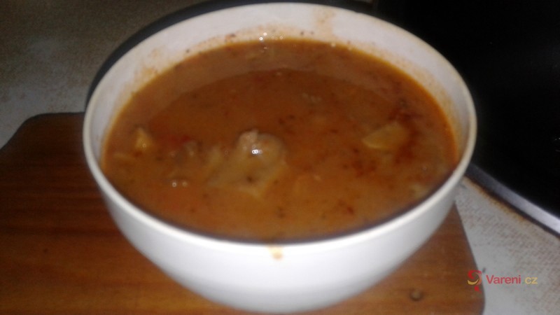 Dršťková polévka z hlívy ústřičné - fotografie 2