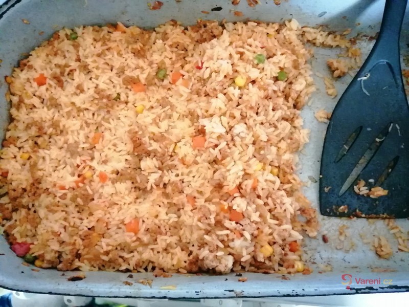 Rizoto s mletým masem a sýrem - fotografie 2