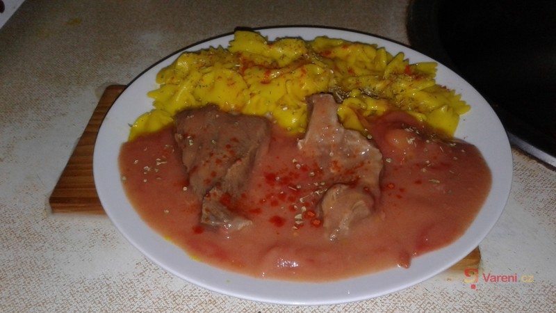 Rajská omáčka z hovězího masa - fotografie 2