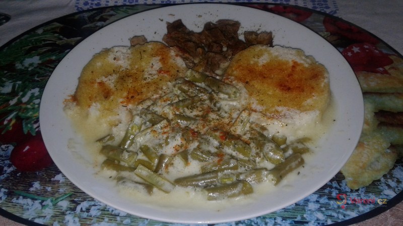 Kuřecí nudličky s fazolkami - fotografie 2