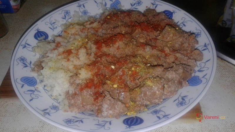 Drůbeží játra na víně - fotografie 2