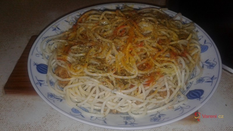 Rýžové nudle s tofu - fotografie 2