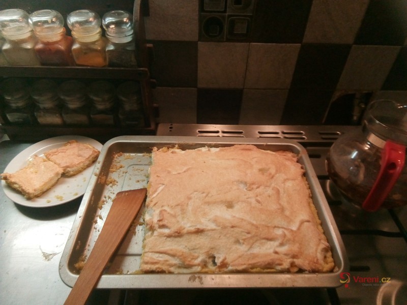 Tvarohový koláč s kokosem - fotografie 2