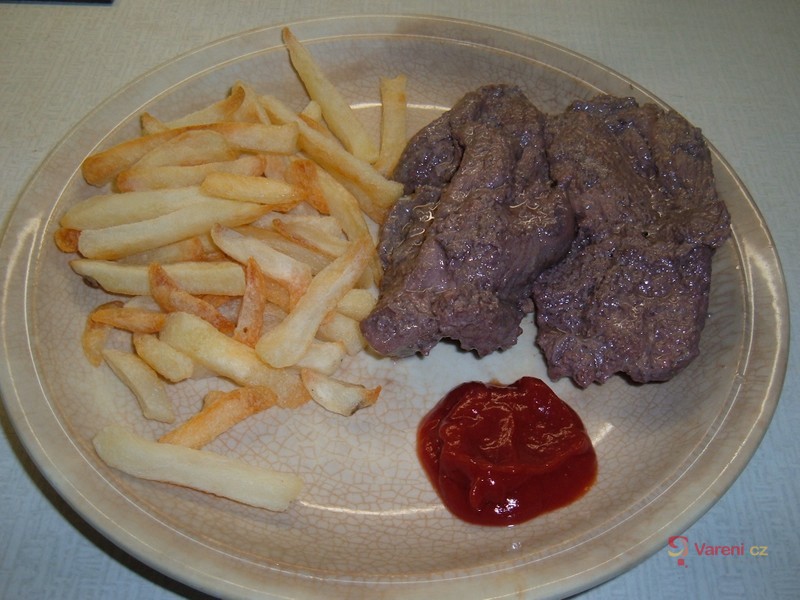 Steaky z divočáka na česneku - fotografie 4