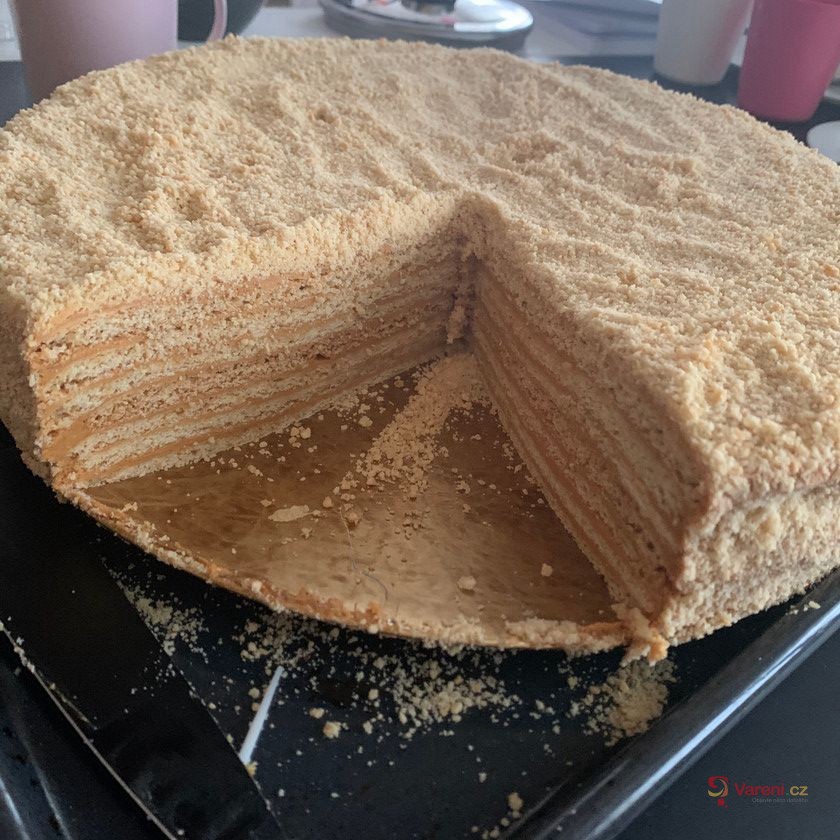 Krémový medovník - fotografie 3