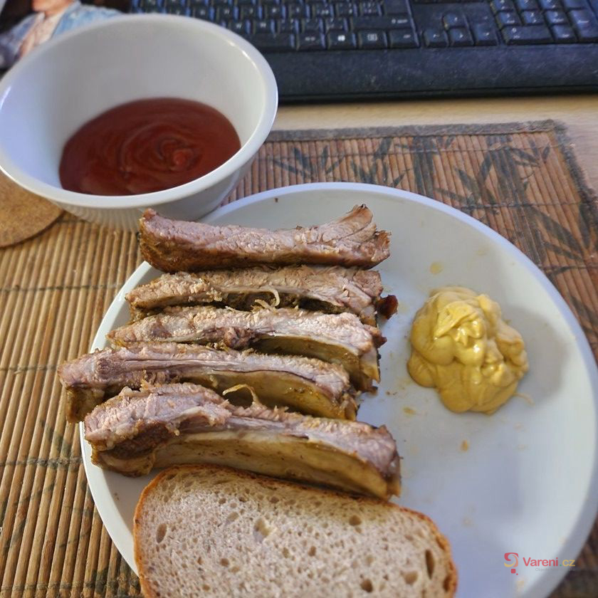 Pečená vepřová žebra - fotografie 2