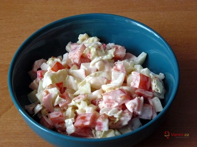 Krabí salát se zeleninou - fotografie 2