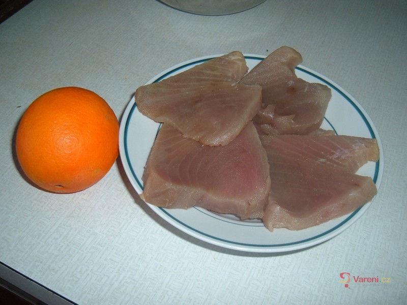 Smažený tuňák s pomerančem - fotografie 2