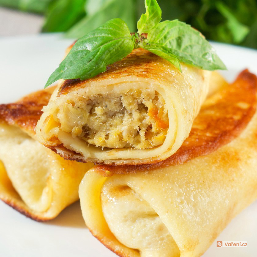 Palačinky plněné mletým masem