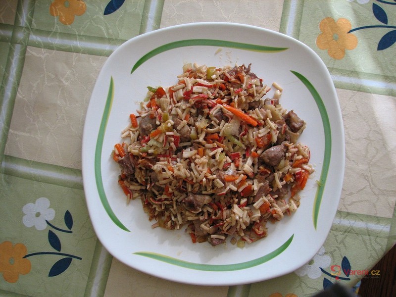 Vepřová směs s krabími tyčinkami - fotografie 2