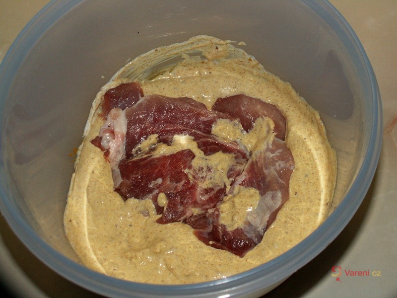 Vepřový plátek v kremžské hořčici - fotografie 3