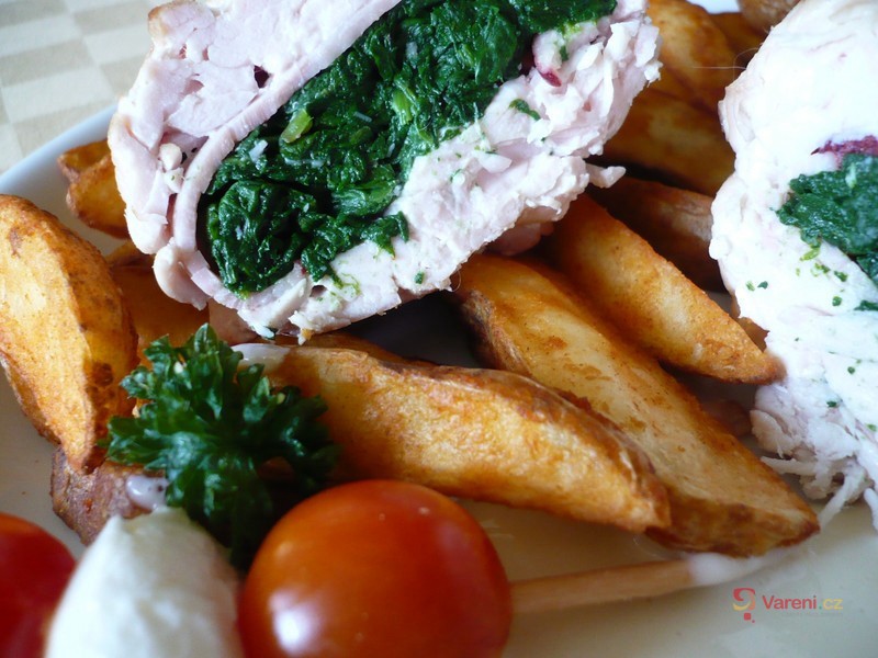 Krůtí balíčky se špenátem - fotografie 2