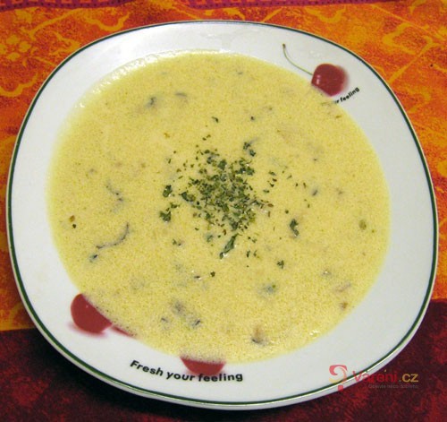 Sýrová polévka se slaninou - fotografie 2