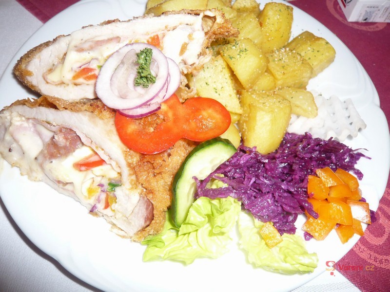 Kuřecí kapsa s banánem - fotografie 3