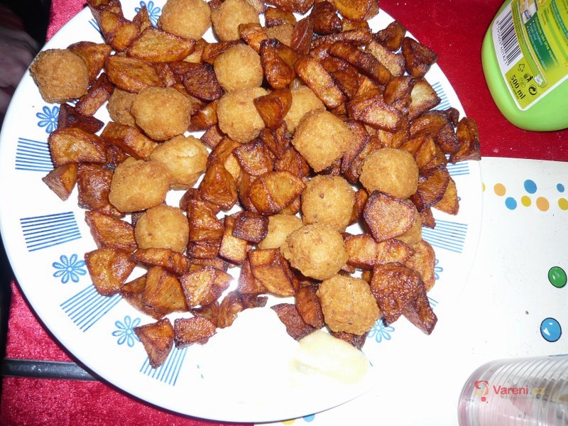 Smažené bramborové krokety - fotografie 4