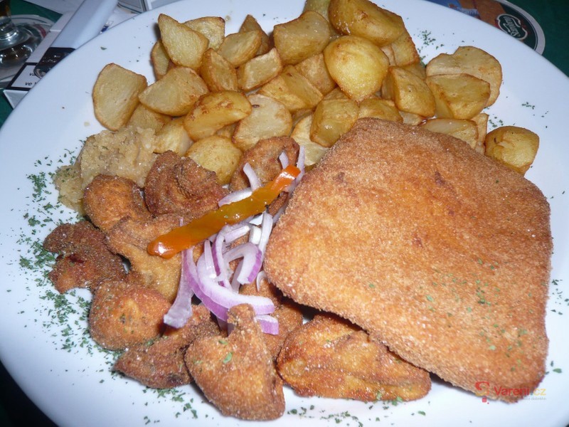 Plněný smažený sýr - fotografie 2