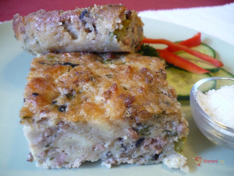 Slaný nákyp s mletým masem - fotografie 3