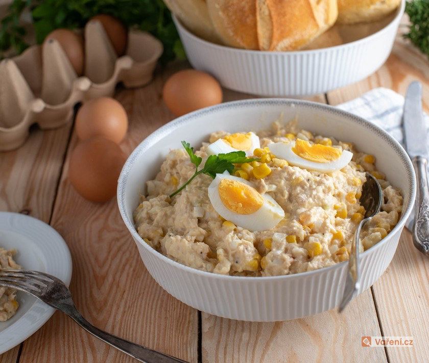 Jednoduchá vajíčková pomazánka