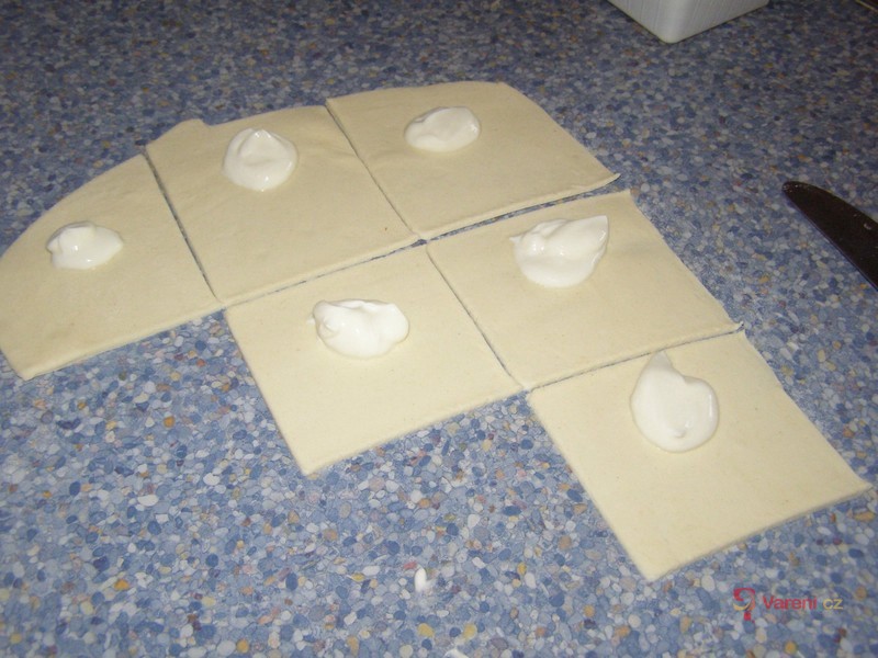 Šátečky s tvarohem - fotografie 3