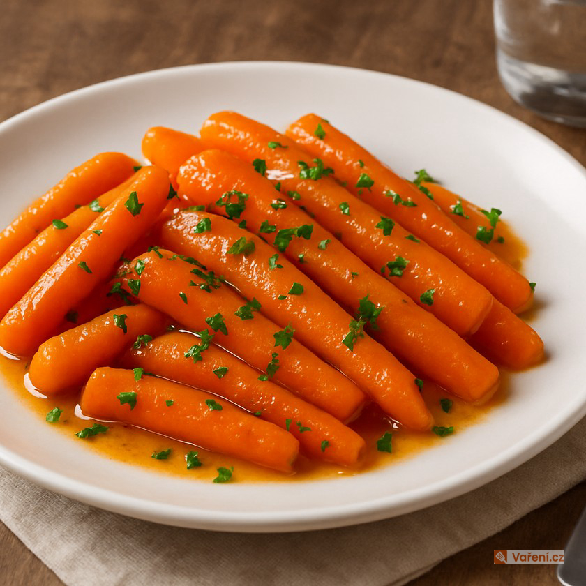 Glazovaná mrkev na medu