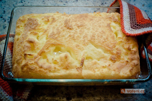 Pečený bramborový knedlík