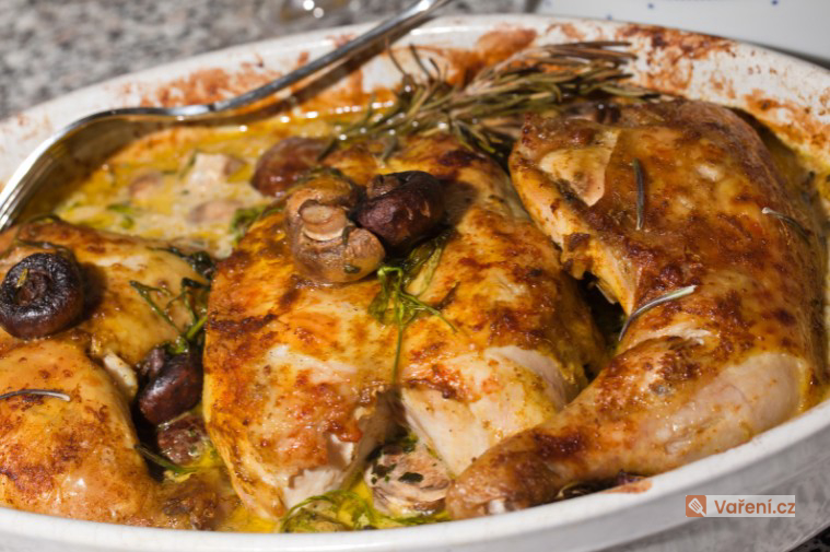 Provensálské kuře v balíčku