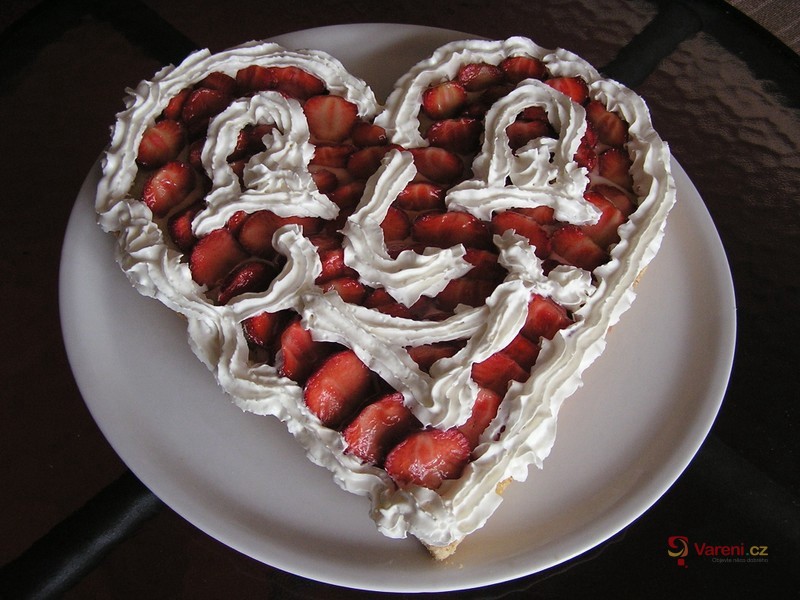 Jahodové srdce - fotografie 2