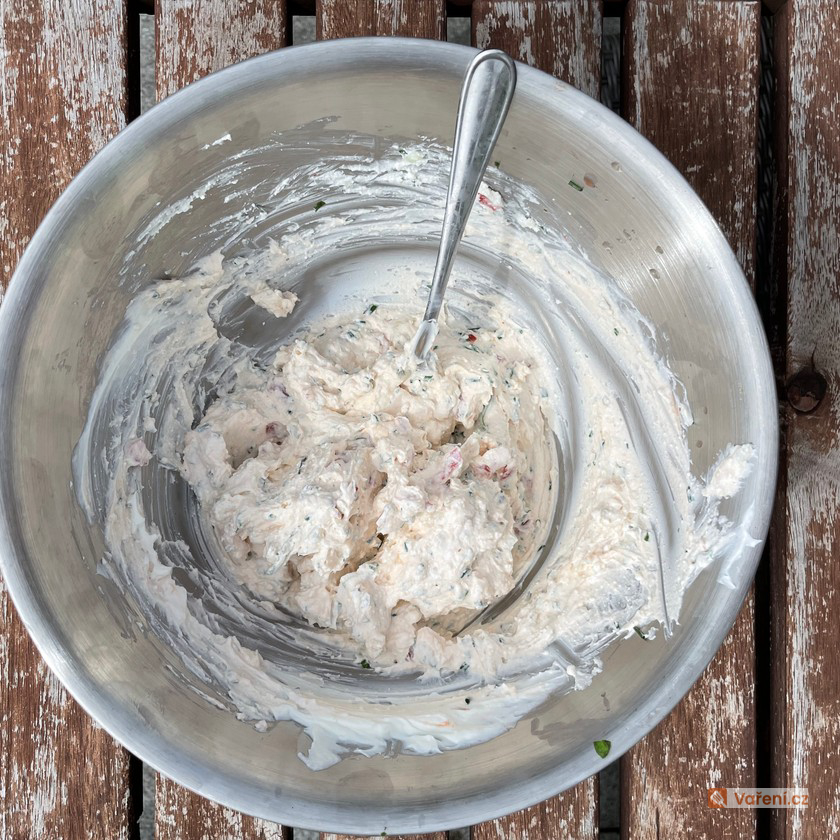 Tvarohová pomazánka s pažitkou