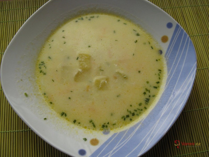 Sýrová polévka se zeleninou - fotografie 2