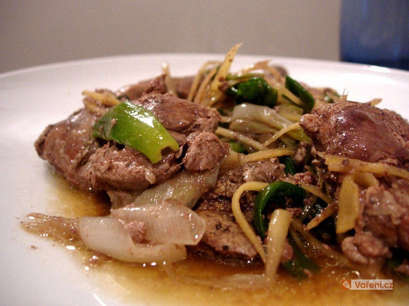 Čína z kuřecích jater