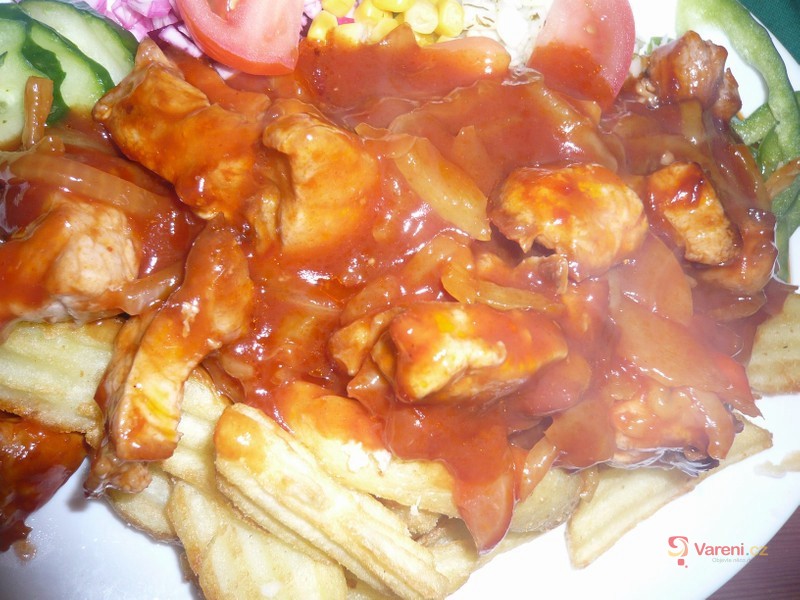 Kuřecí směs s chilli omáčkou - fotografie 3