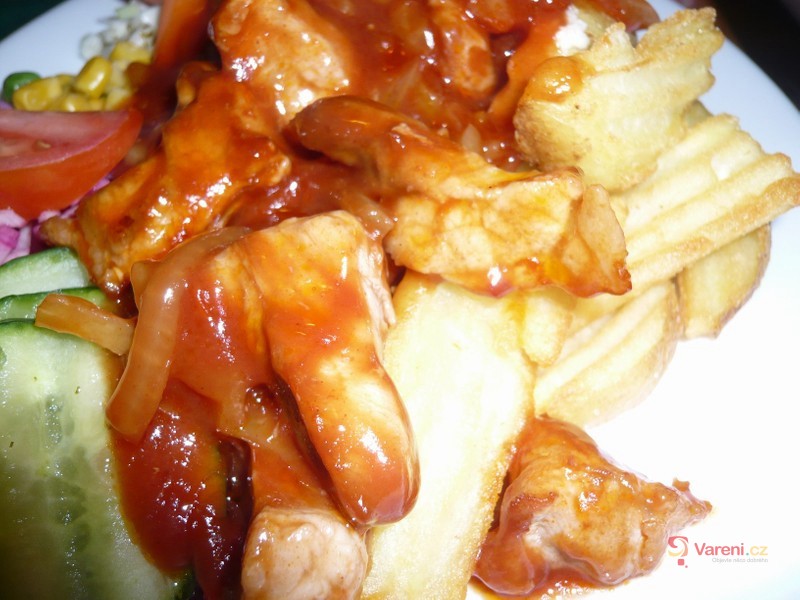 Kuřecí směs s chilli omáčkou - fotografie 4