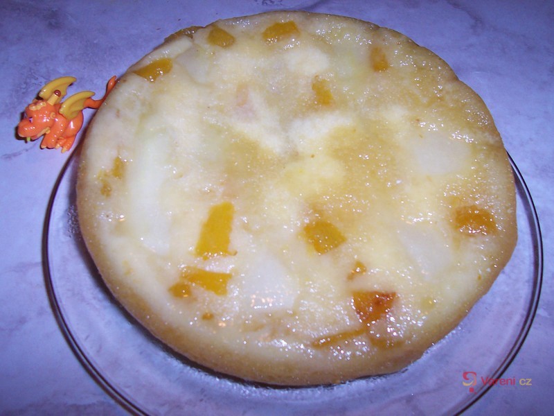 Obrácený koláč s medem - fotografie 2