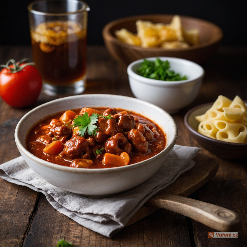 Hovězí guláš s brambory