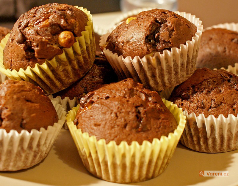 Exkluzivní muffiny s bílou čokoládou