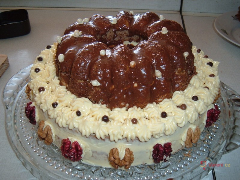 Výborný ořechový dort - fotografie 4