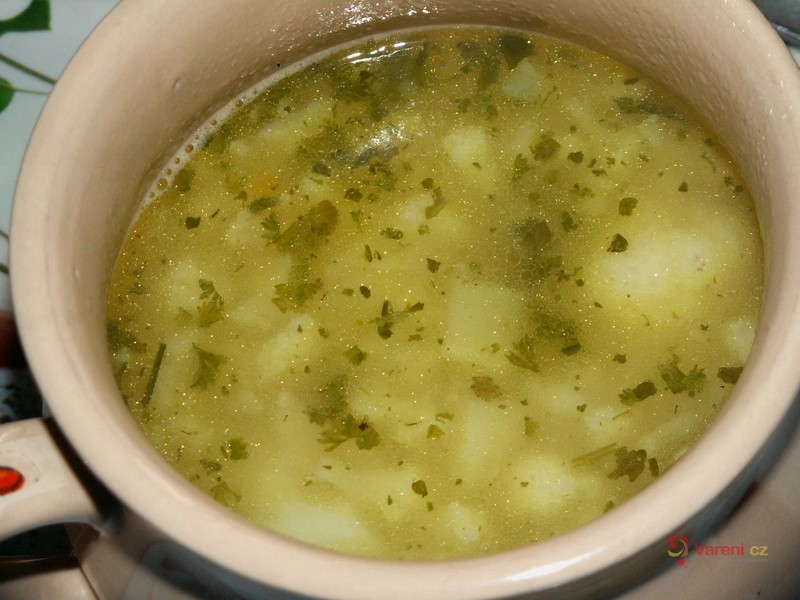 Jemná květáková polévka
