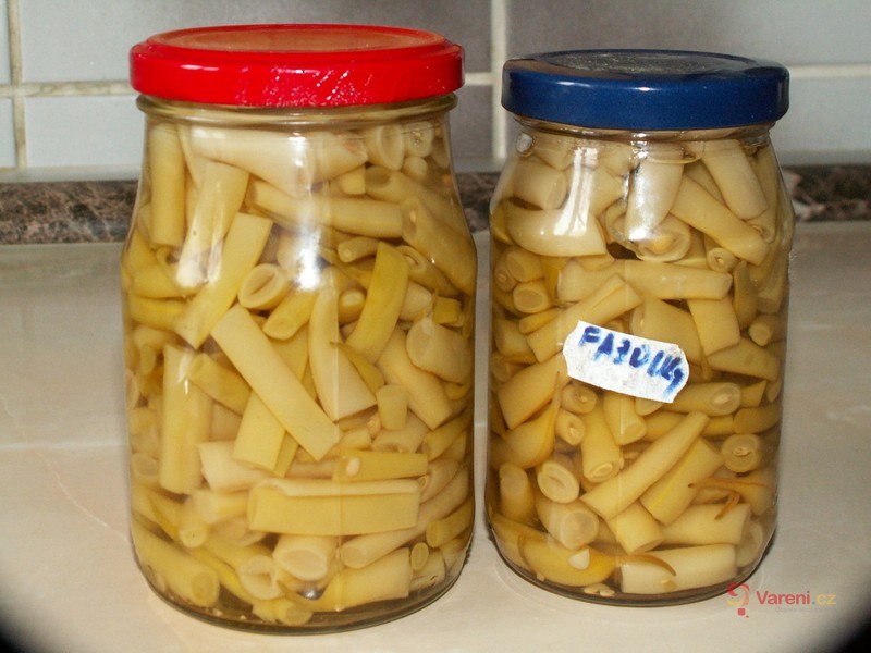 Sterilované sladkokyselé fazolky - fotografie 2
