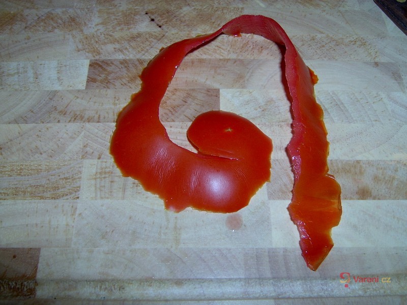 Růžička z rajčete - fotografie 2